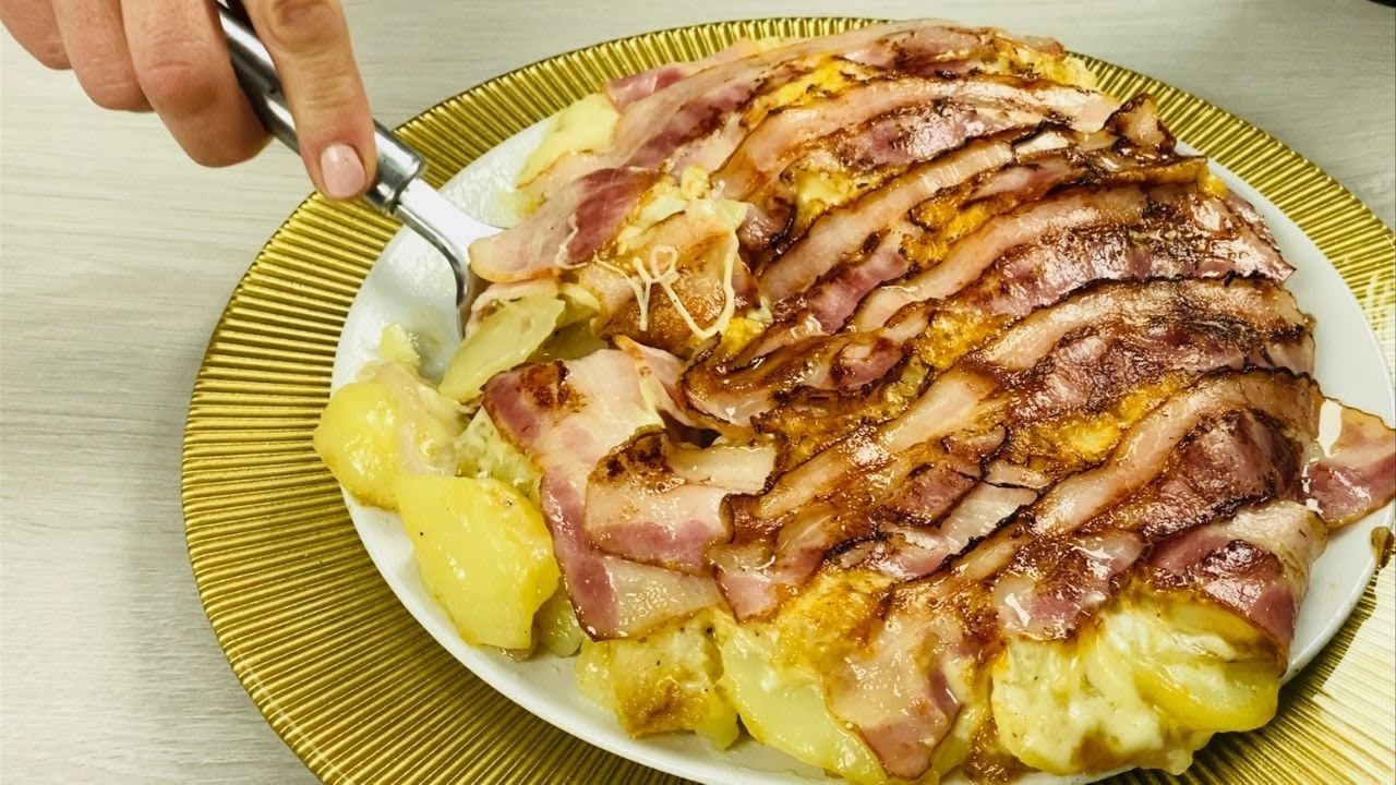 RECETA RÁPIDA - PATATA CON BACON Y QUESO | Estoy Segura que Repetirás #4