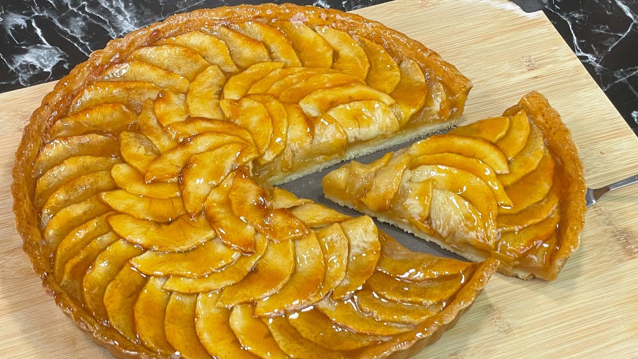 RECETTE DÉTAILLÉE DE LA TARTE AUX POMMES 🍏 100% maison 🍎 Deli Cuisine