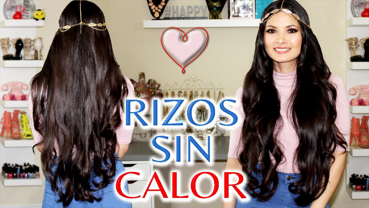 Rizos Sin Calor 🔥 Técnica 2 ❄️ Ondas Sin Plancha ➰ Como Hacer Heatless Curls 🦄 Bessy Dressy