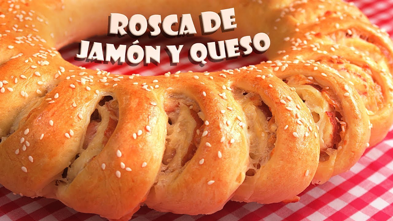 Rosca de Jamón y Queso Deliciosa!!