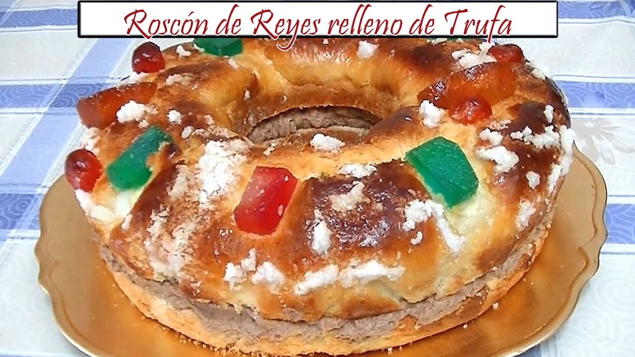 Roscón de Reyes Relleno de Trufa | Receta de Cocina en Familia