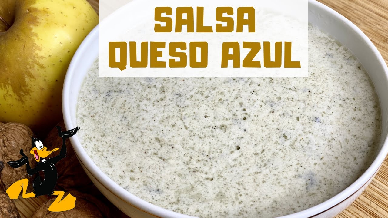 Salsa de Queso Azul Casera 🤤 ¡PARA SOLOMILLOS, PATATAS Y PASTAS!