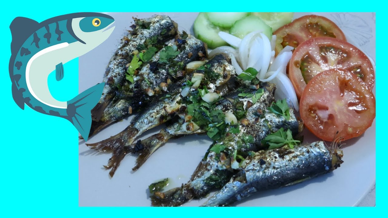 🐟SARDINAS Crujientes al Horno con AJO y PEREJIL - [Fácil y Rápido]