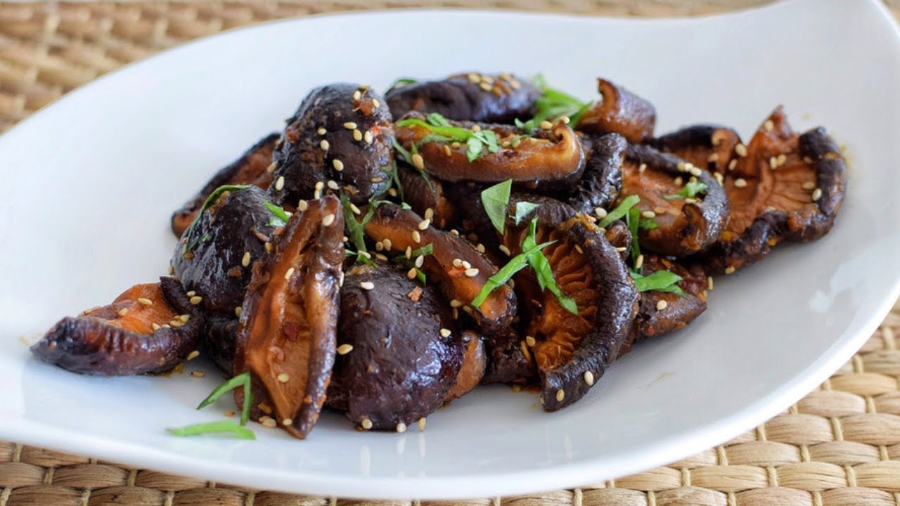 Setas Shiitake salteadas con Salsa de Soja | Shiitake Mushrooms Recipe | DarixLAB