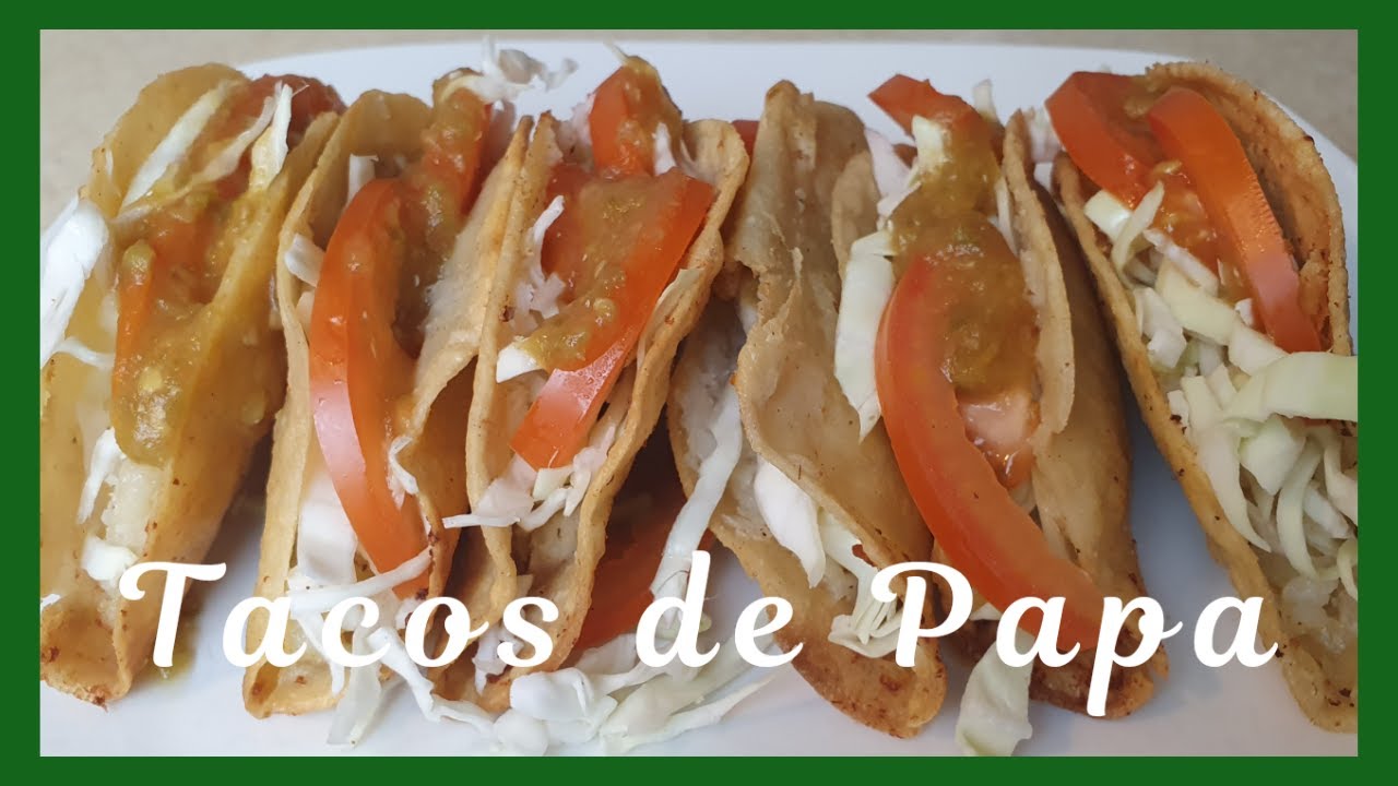 TACOS DE PAPA, muy económicos y deliciosos! video #106