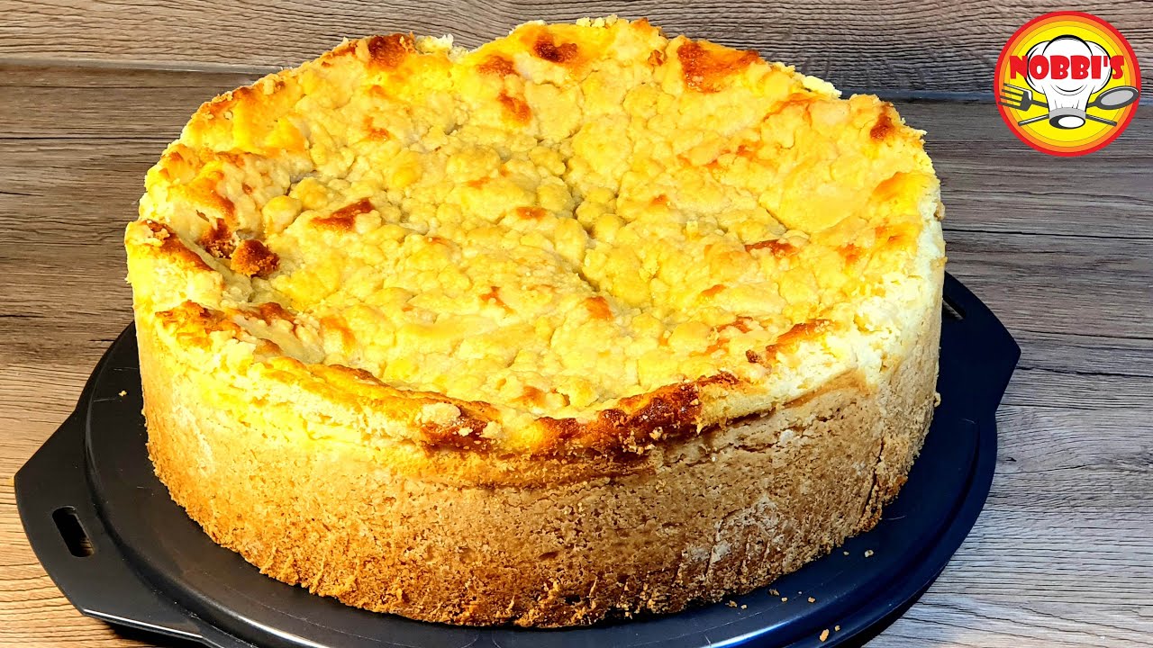 Tarta de queso con chispas, requesón y mascarpone