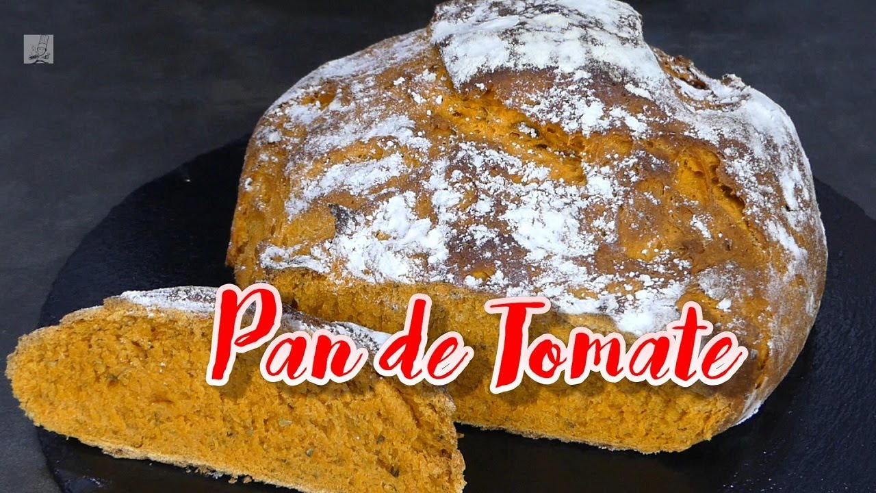 ¿Te gusta el Pan? PAN de TOMATE 🍞🍅 con harina de trigo y tomate frito