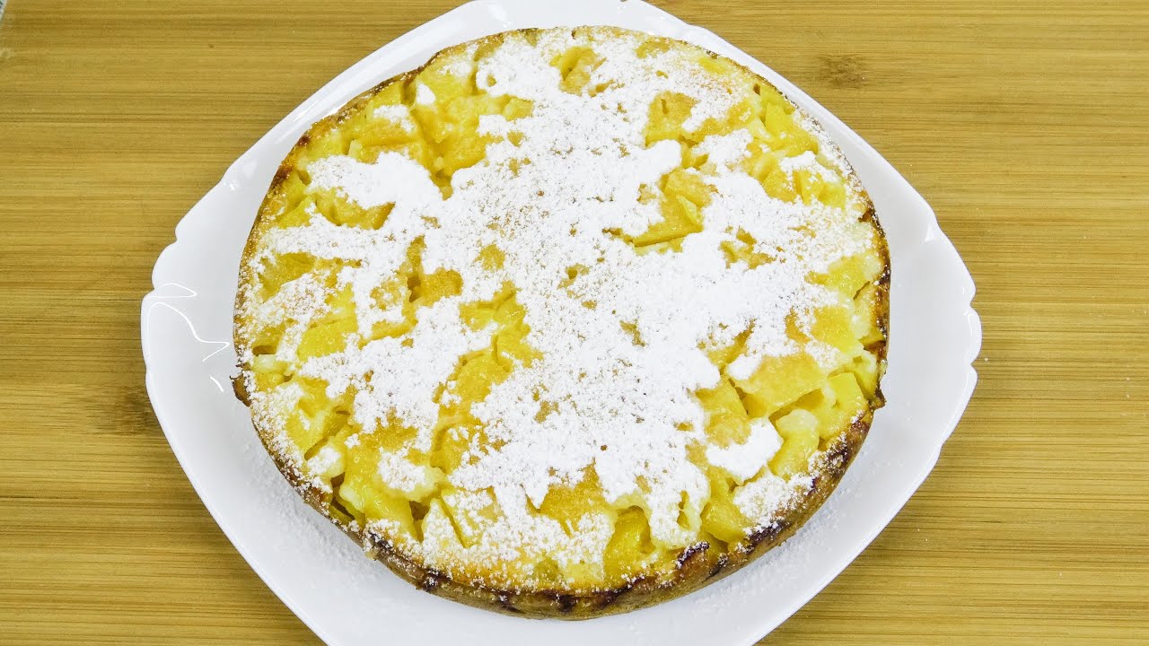 ¡Toma 2 manzanas y haz un delicioso tarta! ¡Una receta rápida en solo 5 minutos