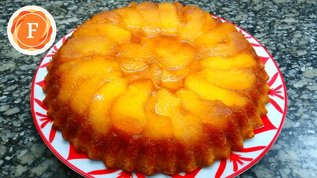 Torta Invertida de Manzanas Rojas 🍎🍎🍎 - Técnica para una torta húmeda y tierna || Feather Sweets