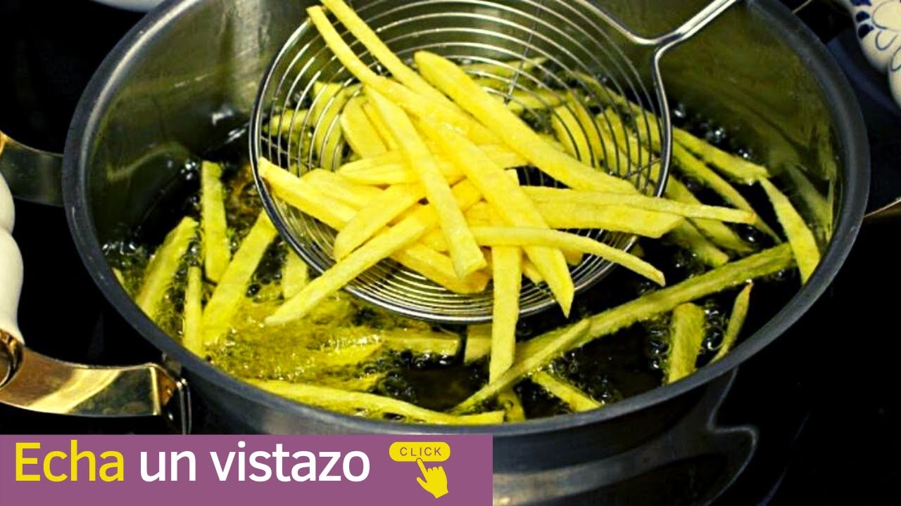 TRUCO DE VINAGRE PARA HACER PAPAS FRITAS SEQUITAS Y CRUJIENTES