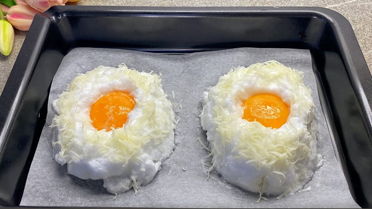 Una nueva forma de hacer huevos para el desayuno. ¡Comida sana y deliciosa! #148