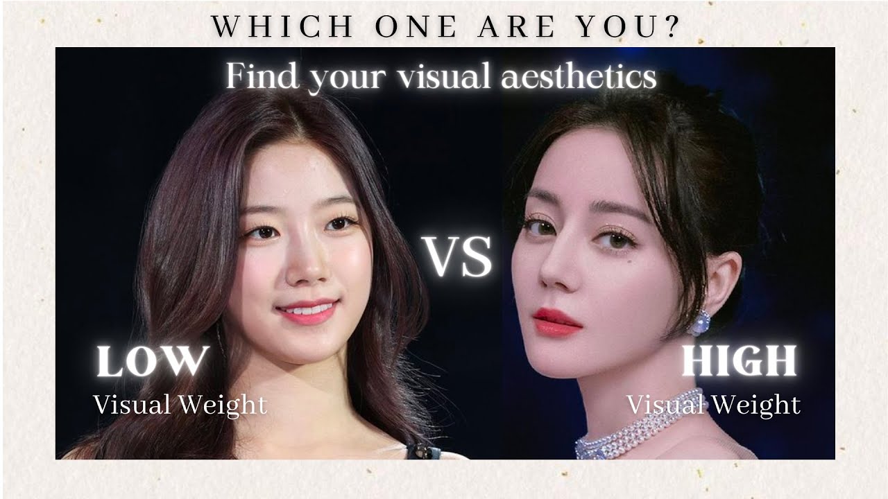 What's Your Face Visual Weight? Find Your Visual Aesthetics!